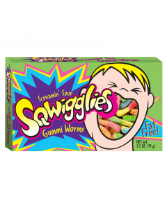Sqwigglies Screamin' Sour Gummi Worms - 3.5oz (99g)
