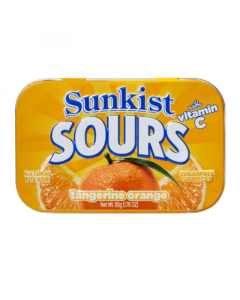 Sunkist Sours Tangerine Orange - 1.76oz (50g)