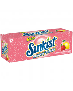 Sunkist Strawberry Lemonade 12fl.Oz (355ml) 12-Pack