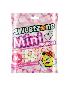 Sweetzone Mini Mallows Pink & White - 140g