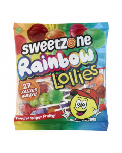 Sweetzone Rainbow Lollies Bags - 182g