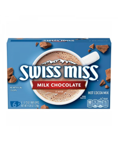 Clearance Special - Swiss Miss Milk Chocolate Hot Cocoa Mix - 6 Pack - 4.38oz (124g) **Best Before: 26th March 2024**