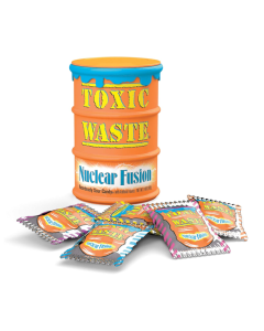 Clearance Special - Toxic Waste Nuclear Fusion Sour Candy Drum - 1.48oz (42g) **Best Before: March 2025**