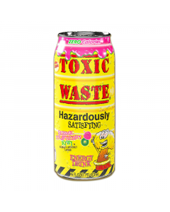 Toxic Waste Seismic Strawberry Kiwi Energy Drink - 16oz (473ml)