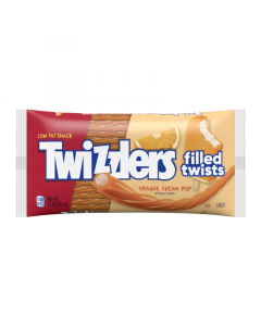 Clearance Special - Twizzlers Orange Cream Pop Filled Twists - 11oz (311g) **Best Before: April 2024**