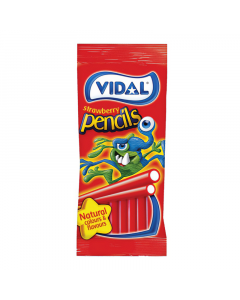Clearance Special - Vidal Strawberry Pencils - 3.5oz (100g) **Best Before: May 2024**