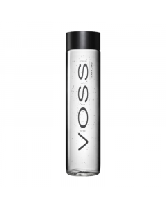 Voss Sparkling Water Glass Bottle - 800ml
