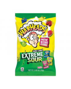 Warheads Extreme Sour Hard Candy - 3.25oz (92g)