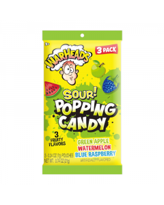 Warheads Sour Popping Candy 3Pk - 0.74oz (21g)