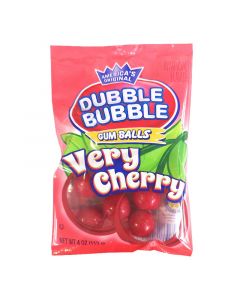 Dubble Bubble Very Cherry Gum Balls - 4oz (113g