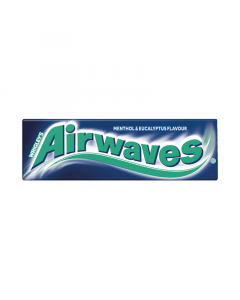 Wrigley's Airwaves Menthol & Eucalyptus Sugar Free Chewing Gum - 14g [UK]