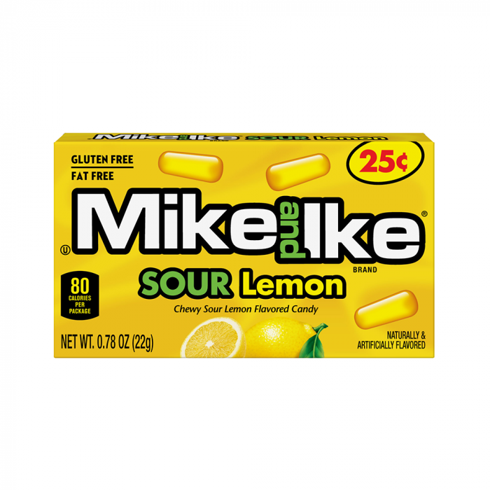 Mike & Ike Sour Lemon - 0.78oz (22g) - American Fizz