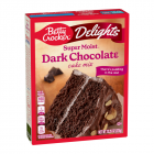 Betty Crocker Delights Super Moist Dark Chocolate Cake Mix - 13.25oz (375g)