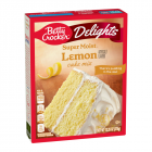 Betty Crocker Delights Super Moist Lemon Cake Mix - 13.25oz (375g)