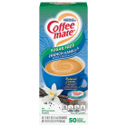 Coffee-Mate - Sugar Free French Vanilla - Liquid Creamer Singles - 50-Piece x 3/8fl.oz (11ml)