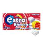 Extra Refreshers Strawberry Lemon Sugarfree Chewing Gum - 19g [UK]